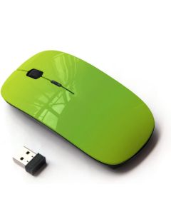 KawaiiMouse [ Optical 2.4G Wireless Mouse ] Vibrant Neon Green Color Bright