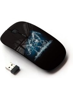 KawaiiMouse [ Optical 2.4G Wireless Mouse ] Mustang Electric Horse Fire Water Black