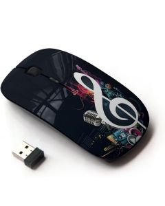 KawaiiMouse [ Optical 2.4G Wireless Mouse ] cool music note microphone beat bass love