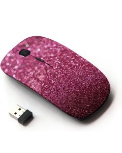 KawaiiMouse [ Optical 2.4G Wireless Mouse ] Glitter Pink Purple Bling Sand Reflective