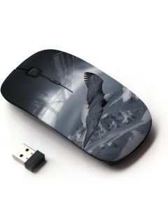 KawaiiMouse [ Optical 2.4G Wireless Mouse ] Flying Eagle America Patriotic Bald Snow