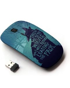 KawaiiMouse [ Optical 2.4G Wireless Mouse ] Wolf Lead The Pack Brave Heroic Text