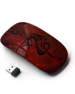 KawaiiMouse [ Optical 2.4G Wireless Mouse ] Red Tribal Dragon