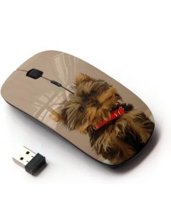 KawaiiMouse [ Optical 2.4G Wireless Mouse ] Yorkshire Terrier Dog Small Brown Furry