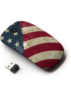 KawaiiMouse [ Optical 2.4G Wireless Mouse ] Star Stripe Flag American Rustic Patriotic