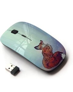 KawaiiMouse [ Optical 2.4G Wireless Mouse ] Fox Red Cute Animal Bright Art Beautiful