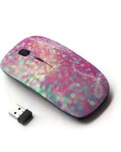 KawaiiMouse [ Optical 2.4G Wireless Mouse ] Glitter Teal Pink Purple Sparkly Snow